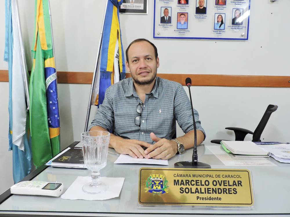 Presidente Marcelo Solaliendres solicita carro de apoio e motorista de sobreaviso para o Alto Caracol